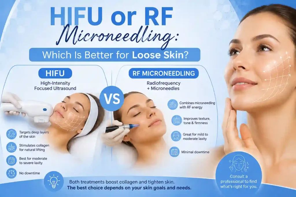 Lost the Weight but Not the Loose Skin? What You Should Know 2 HIFU or RF Microneedling: Which Is Better for Loose Skin Tetbury?